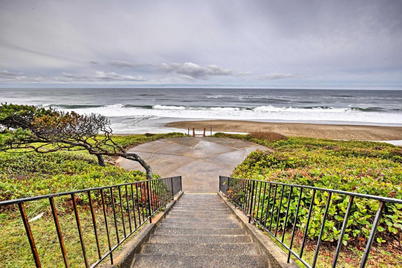 Lincoln City Oceanfront Condo, Near Lincoln Beach! Экстерьер фото